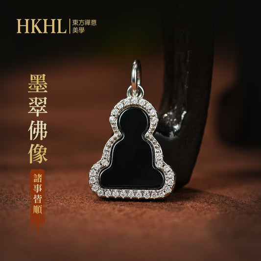 墨翠無相佛吊墜
