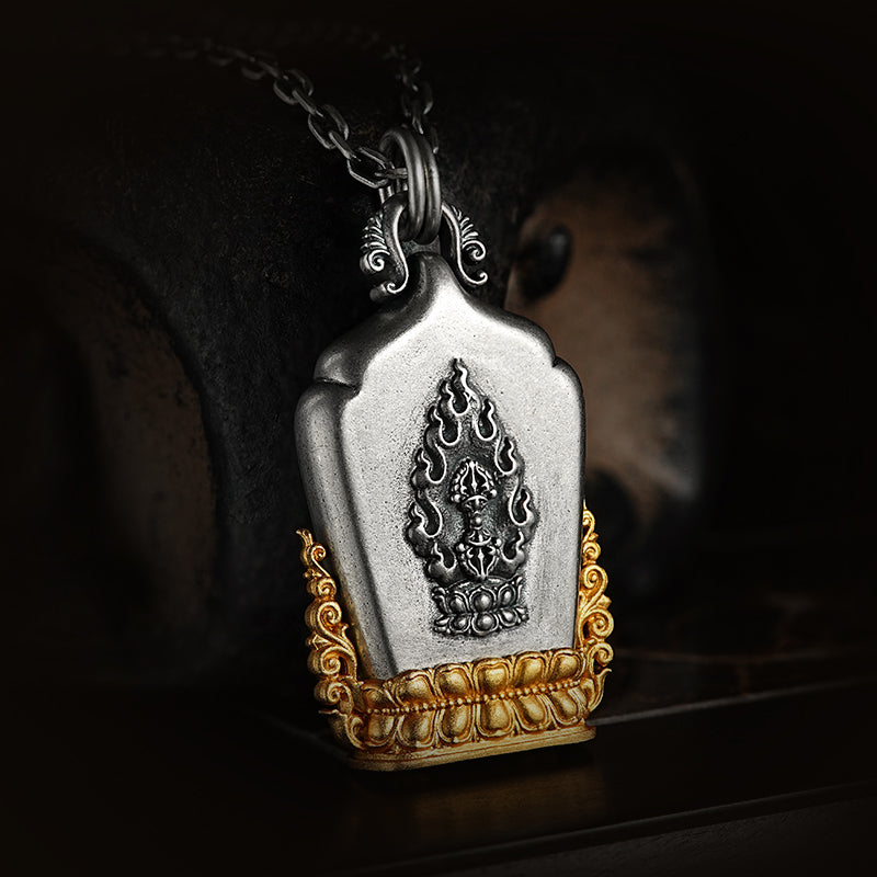 Tibetan Amitabha Buddha Light Blessing Pendant (Zodiac: Dog, Pig)
