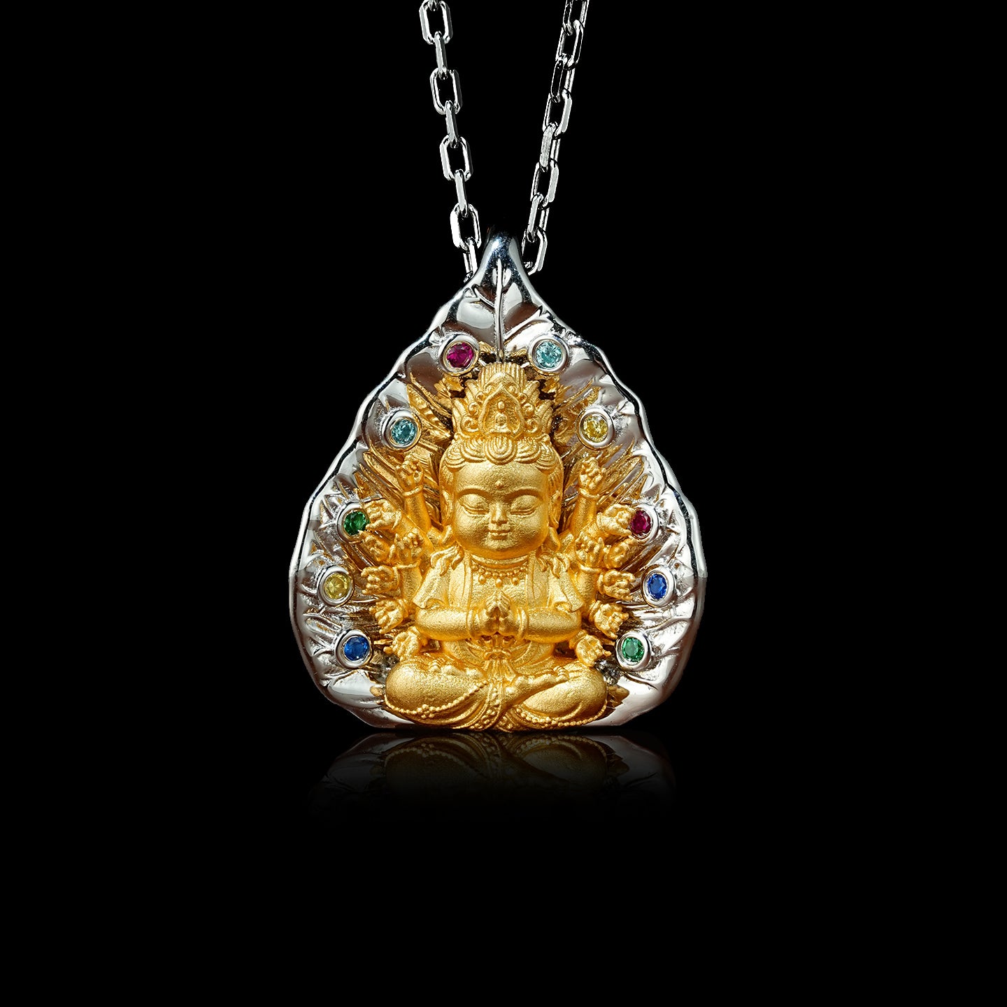 จี้พระพุทธกุมารทองแท้ 925 %