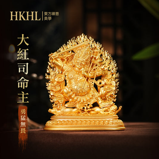 大紅司命主聖像莊嚴擺件