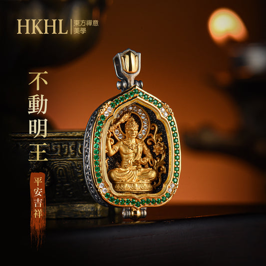 八大本命佛嘎烏盒不動明王吊墜(生肖：雞）