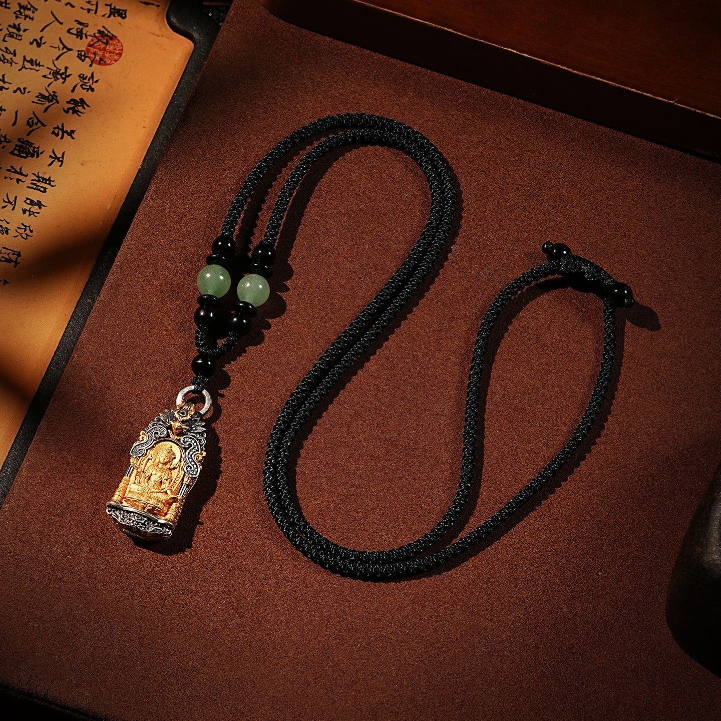 隨身本命佛嘎烏盒藏傳不动明王吊墜(生肖：雞）