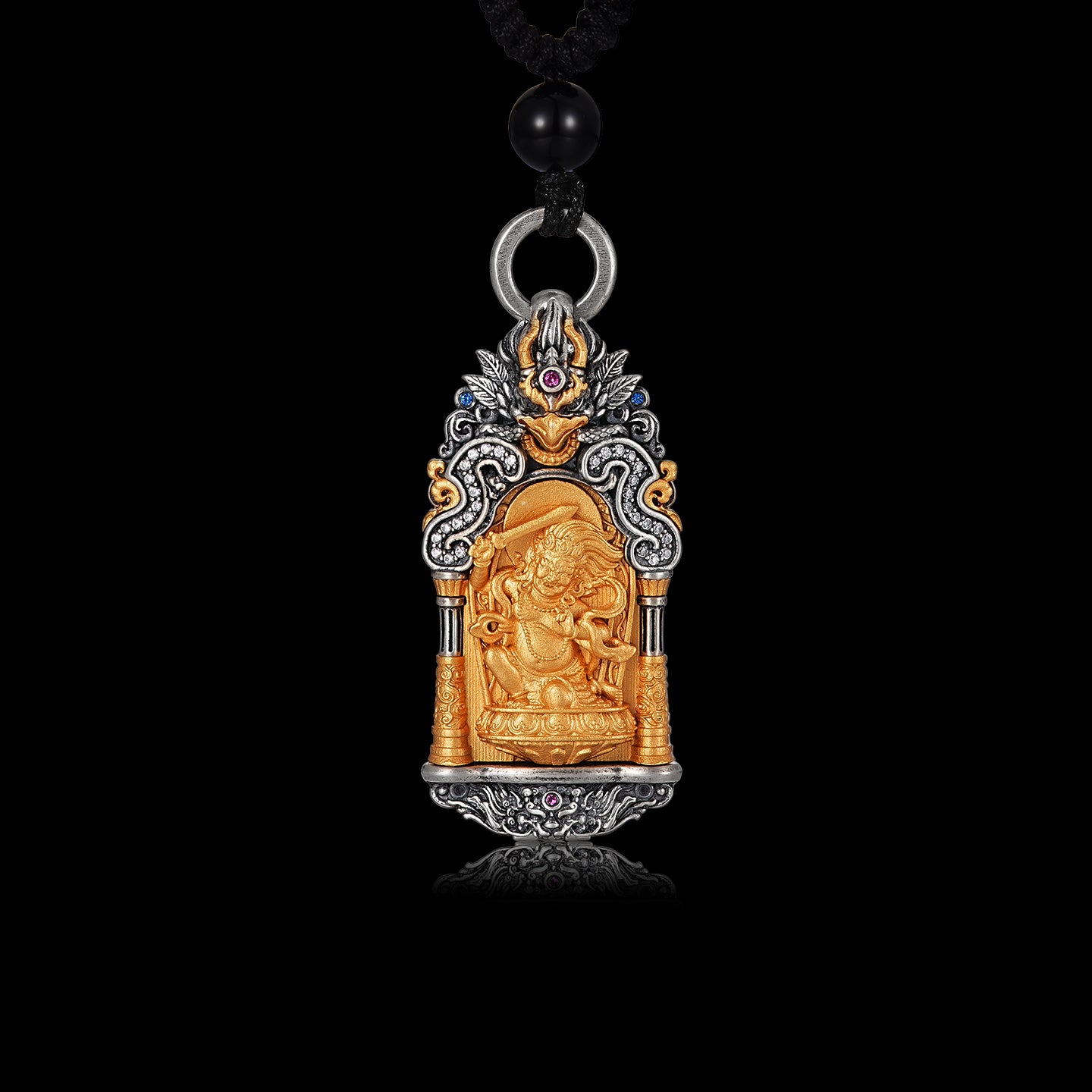 隨身本命佛嘎烏盒藏傳不动明王吊墜(生肖：雞）