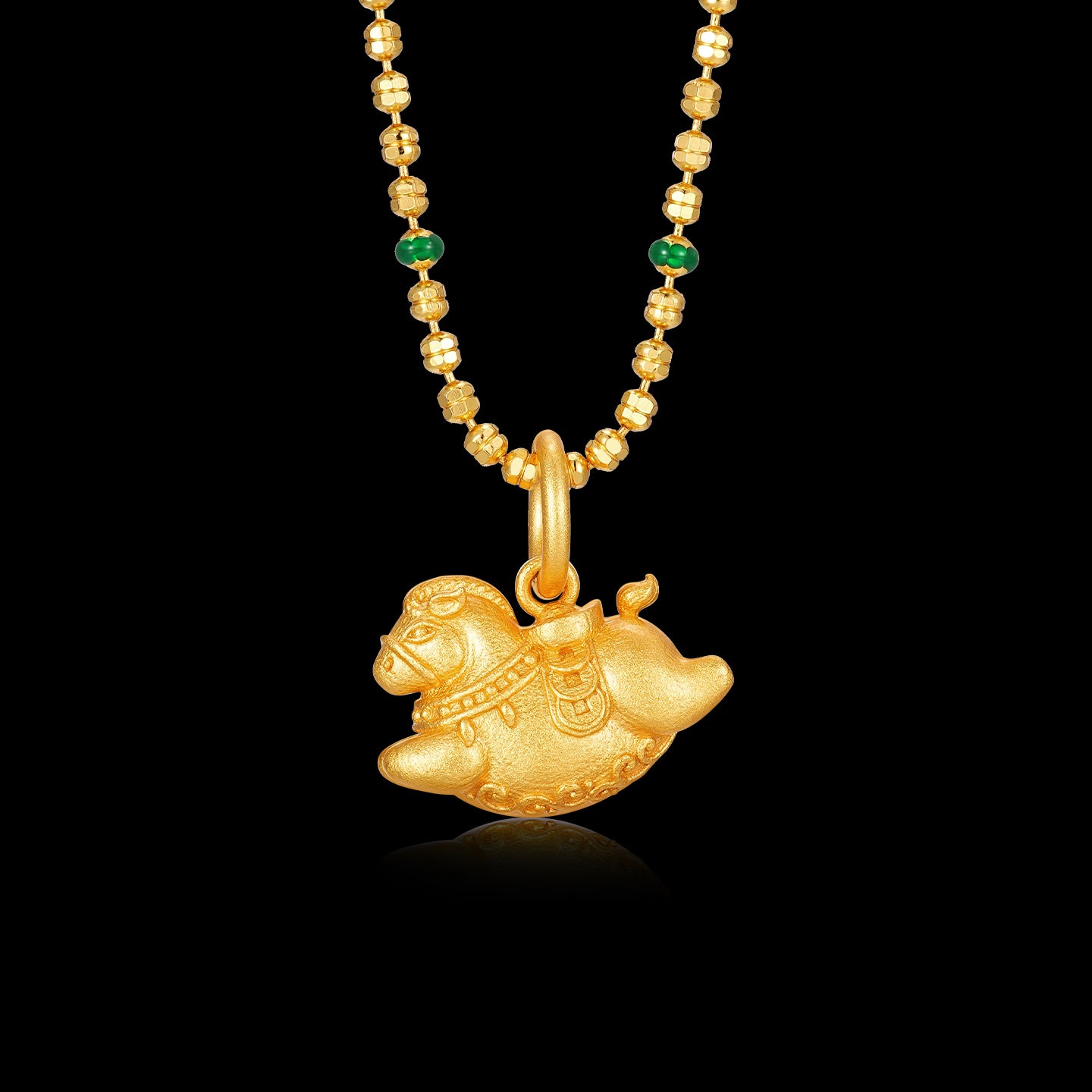 【马上有钱】馬年本命年吊墜/項鏈