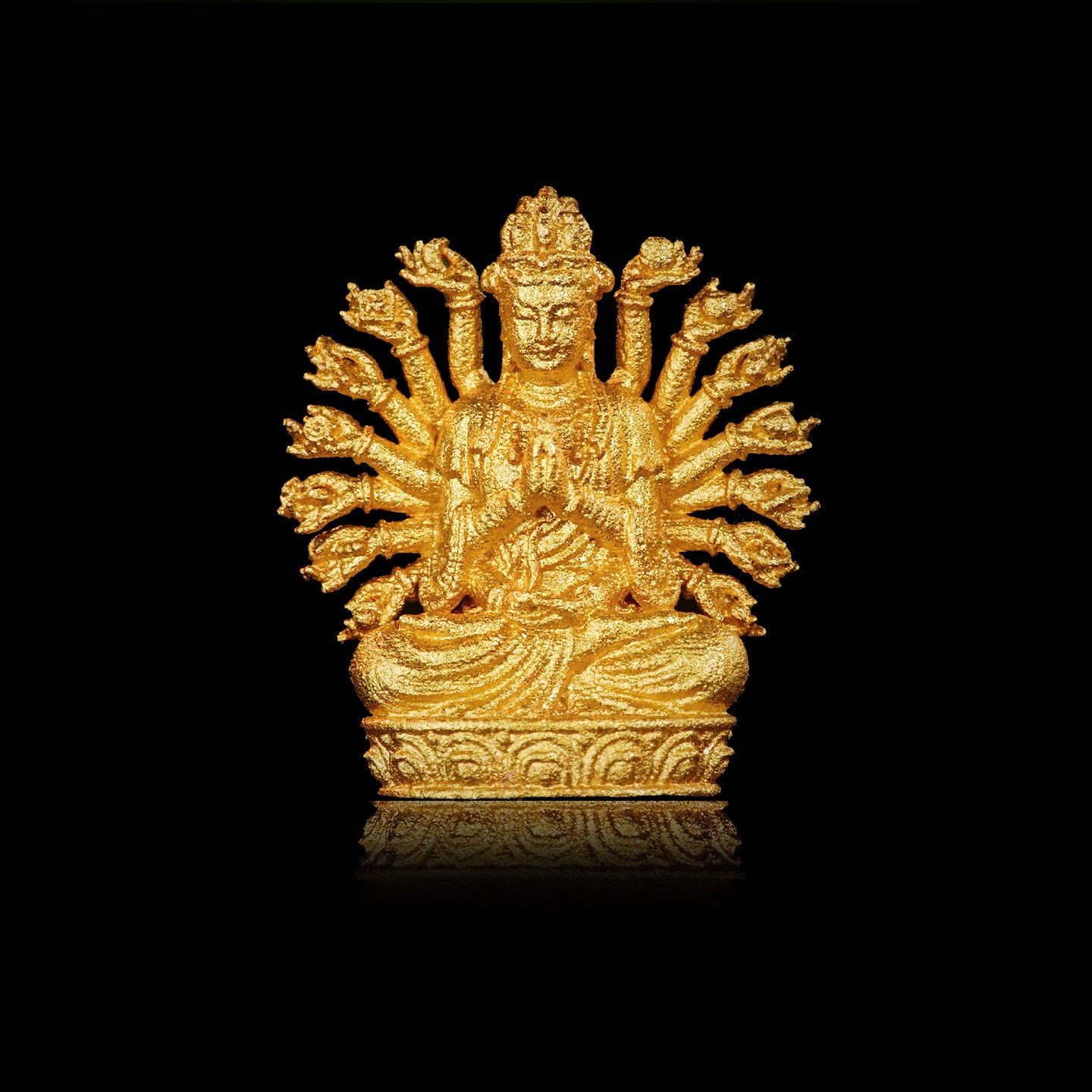 迷你本命八大佛千手觀音莊嚴擺飾(生肖：鼠）